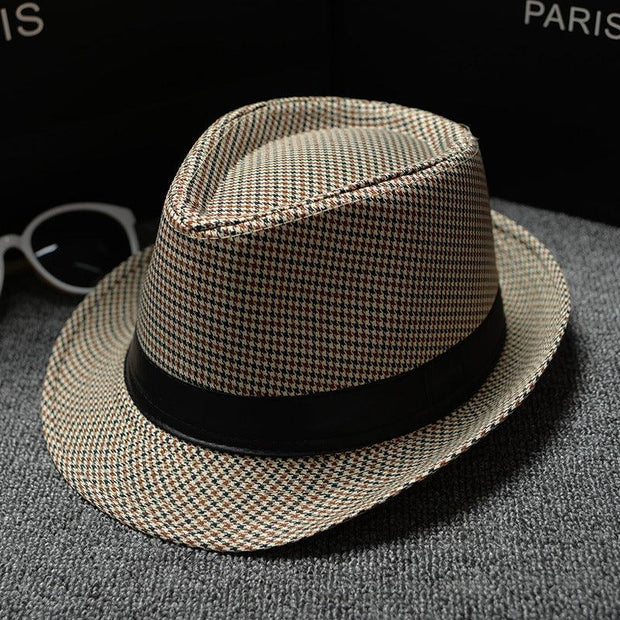British Hounds-tooth European And American Sun Hats For Men & Women - Deck Em Up