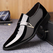Men's Business Dress Breathable Plush Cotton Leather Shoes - Deck Em Up