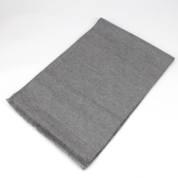 New Men's Scarf Korean American Tide Winter-silk Brushed Silk Scarf Color Warm Scarf for Men - Deck Em Up