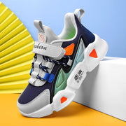 Leather Little Girls Running Shoes - Deck Em Up