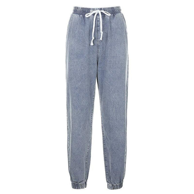 Women's Strappy Jeans Bow Fashion Hot Sexy - Deck Em Up