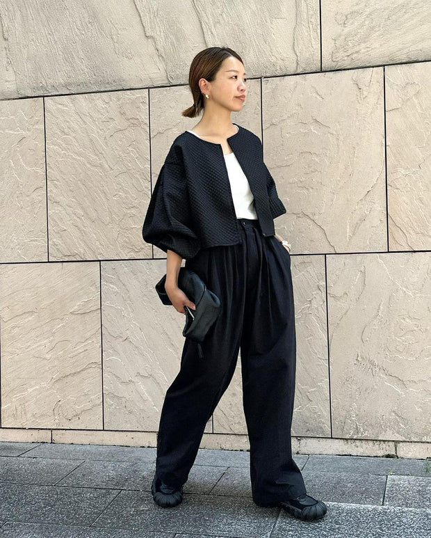 Women's Loose O-neck Short Coat - Deck Em Up