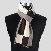 Plaid Men Scarf Knitted Scarf - Deck Em Up