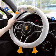 Car Steering Wheel Cover Cute Trendy Personality Cartoon Animal - Deck Em Up