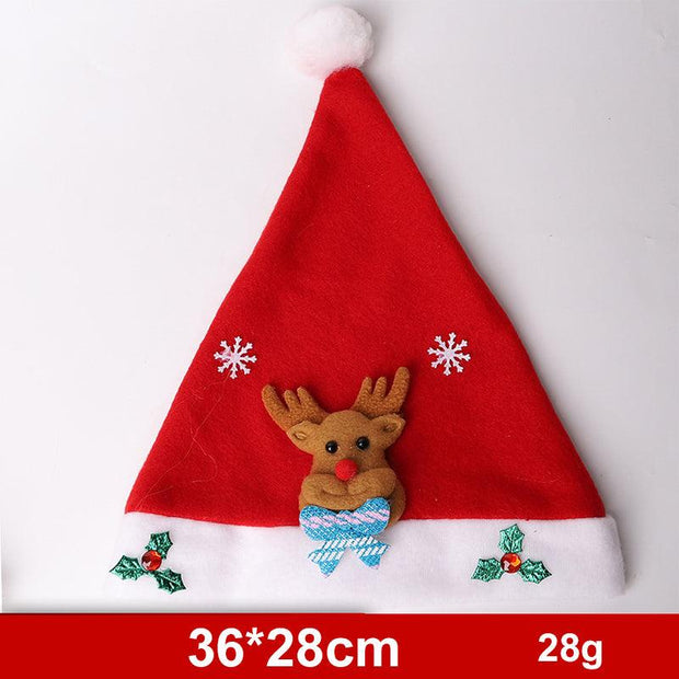Fashion Snowman ElK Santa Claus Hats Xmas Gift Decoration - Deck Em Up