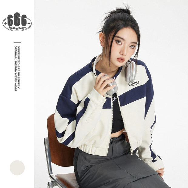 Women's Sweet Cool Sports Jacket Baggy Coat - Deck Em Up