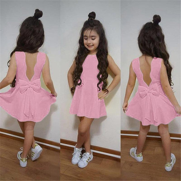 Kids Clothes Dress Baby Sleeveless Girl Clothing Years - Deck Em Up