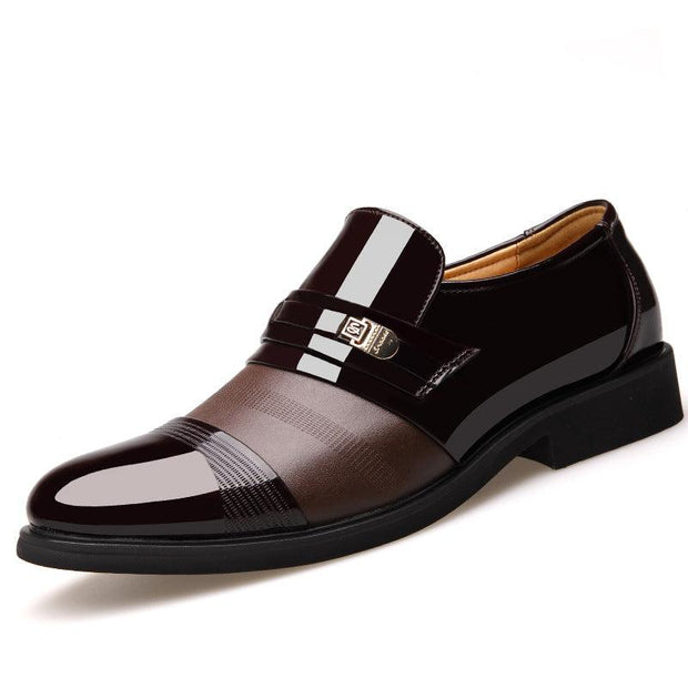 Men's Business Dress Leather Shoes - Deck Em Up