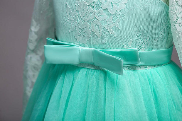 Kids Long Flower Girl Dress Dress - Deck Em Up