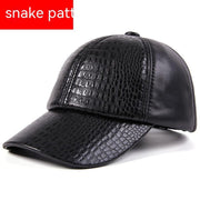 Autumn And Winter High-end Leisure Leather Hat - Deck Em Up