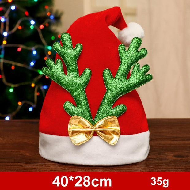 Fashion Snowman ElK Santa Claus Hats Xmas Gift Decoration - Deck Em Up