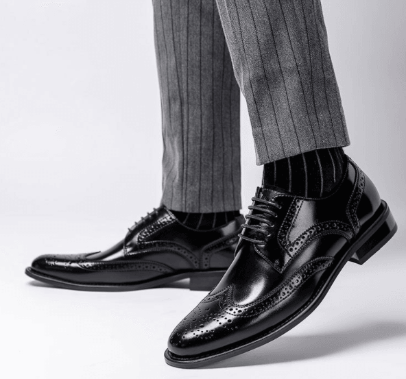 Genuine Leather Business Casual Dress British Style Leather Shoes - Deck Em Up
