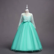 Kids Long Flower Girl Dress Dress - Deck Em Up