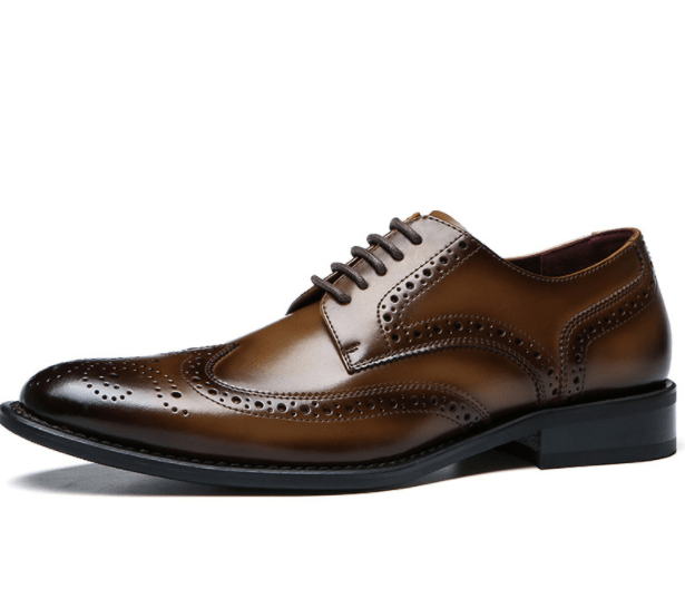 Genuine Leather Business Casual Dress British Style Leather Shoes - Deck Em Up