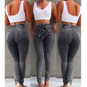 Fringed Jeans Front Bow Designer Sexy Women - Deck Em Up