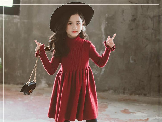 Girls' Dresses in Big Kids Knitting - Deck Em Up