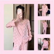 Women's Silk Home Clothing Set Pajama PJ Sexy - Deck Em Up