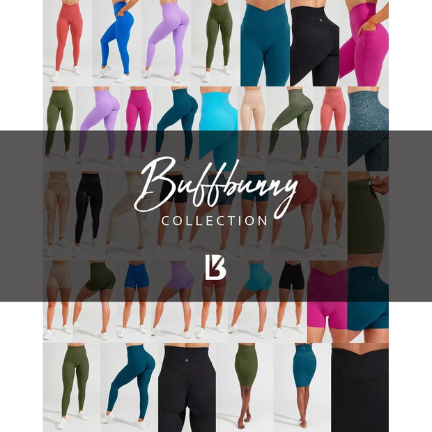 Buffbunny Leggings Yoga 3 Line High Waist Elastic Women Fitness Tights Workout Seamless Pants Gym Female Running Sports Leggins - Deck Em Up