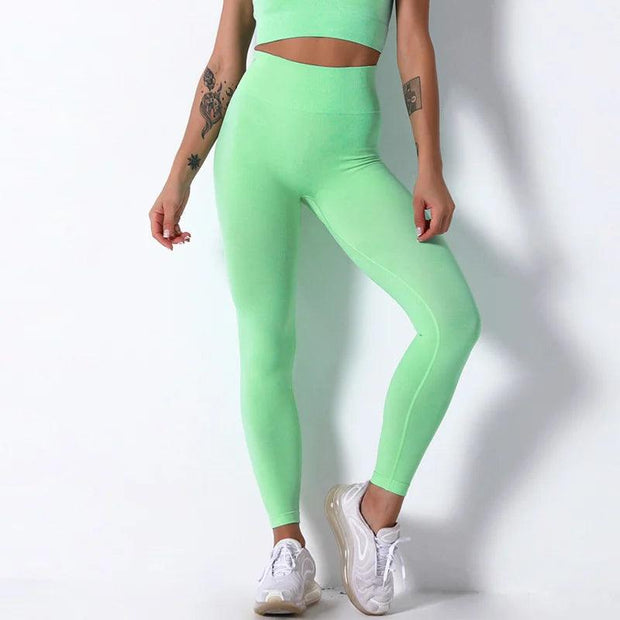 Woman Gym Leggings Women High Waist Seamless Tights Push-up White Sport Pants Workout Leggings Women's Clothes Leggins Sport - Deck Em Up