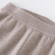 Women Leggings 100% Cashmere Pants Knitwear Winter New Fashion Legging High Quality Girls Thick Pure Pashmina Knitted Trousers - Deck Em Up