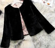 Winter Coat Women Faux Fur Coat Women Imitation Rabbit Artificial Fur Jacket with Fur Women Plus Size Overcoat Fake Fur Coat 5 Xl - Deck Em Up