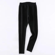 Women Leggings 100% Cashmere Pants Knitwear Winter New Fashion Legging High Quality Girls Thick Pure Pashmina Knitted Trousers - Deck Em Up