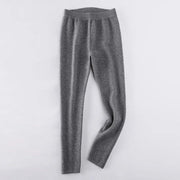Women Leggings 100% Cashmere Pants Knitwear Winter New Fashion Legging High Quality Girls Thick Pure Pashmina Knitted Trousers - Deck Em Up