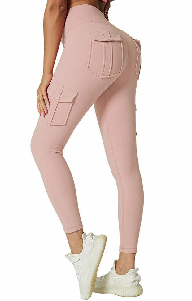 Women Yoga Work out Fitness Gym Wear Pocket Yoga Pants Leggings Stretchy Compression High Waist Leggings - Deck Em Up