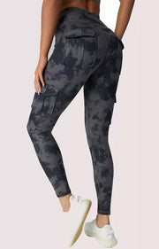 Women Yoga Work out Fitness Gym Wear Pocket Yoga Pants Leggings Stretchy Compression High Waist Leggings - Deck Em Up