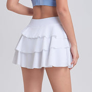 High Waist Hip Lift Tennis Skirt Fake Two Pieces Skirt - Deck Em Up