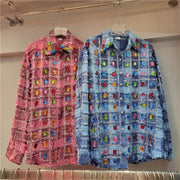 Ladies Tassel Long Sleeve Cardigan Shirt - Deck Em Up