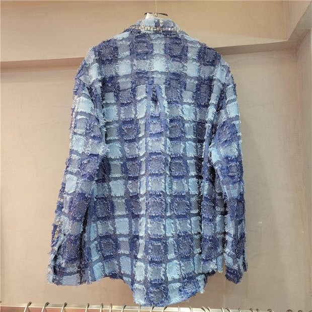 Ladies Tassel Long Sleeve Cardigan Shirt - Deck Em Up