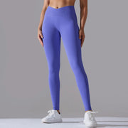 Scrunch Butt Gym Leggings Women Clothing V Cross High Waist Yoga Pants Seamless Sports Leggings Femme Push Up Yoga Leggings - Deck Em Up