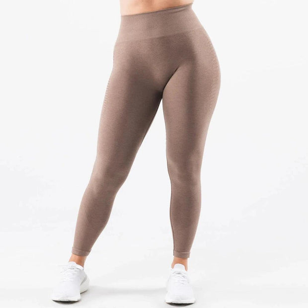 New Amplify Contour Leggings for Women Seamless Scrunch Legging High Wait Yoga Pants Stretchy Gym Tights Workout Sports Leggings - Deck Em Up