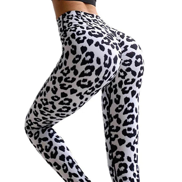 Leopard Printed Leggins Push Up Jogging High Waist Sexy Leggings Women Fitness Pencil Pants Workout Trousers Gym Clothing - Deck Em Up