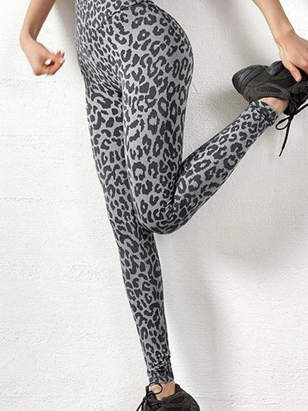 Leopard Printed Leggins Push Up Jogging High Waist Sexy Leggings Women Fitness Pencil Pants Workout Trousers Gym Clothing - Deck Em Up