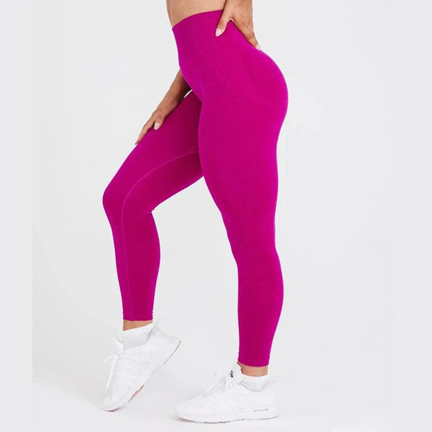 Effortless Seamless Leggings Scrunch Butt GYM Leggings Push Up Women Booty High Waisted Yoga Pants Workout Fitness Tights Female - Deck Em Up