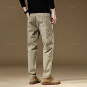 MINGYU Brand New Men's Khaki Cargo Pants 97%Cotton Thick Solid Color Work Wear Casual Pant Korean Classic Jogger Trousers Male - Deck Em Up
