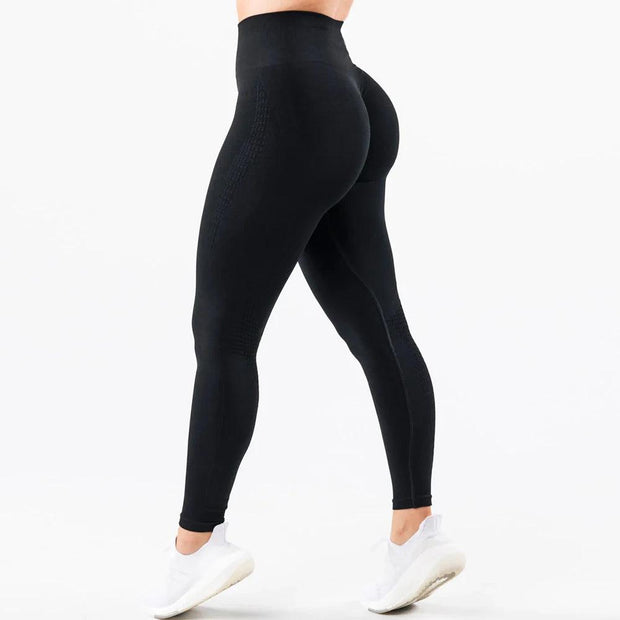 New Amplify Contour Leggings for Women Seamless Scrunch Legging High Wait Yoga Pants Stretchy Gym Tights Workout Sports Leggings - Deck Em Up