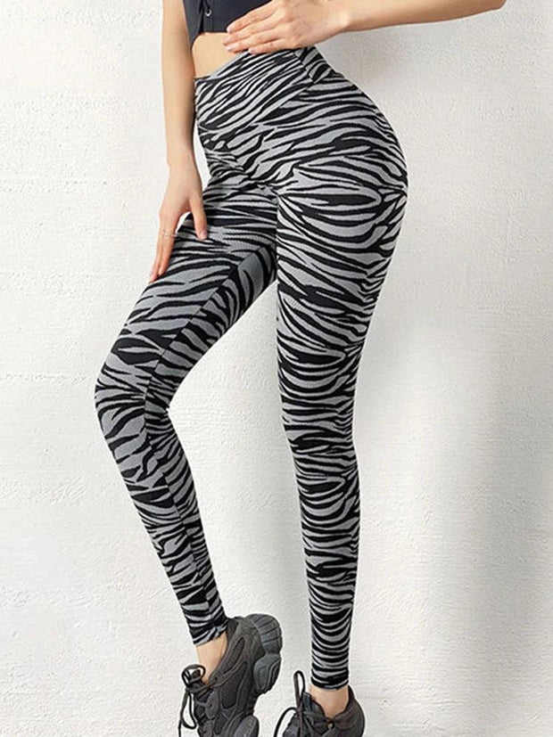 Leopard Printed Leggins Push Up Jogging High Waist Sexy Leggings Women Fitness Pencil Pants Workout Trousers Gym Clothing - Deck Em Up