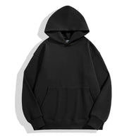 500GSM Heavy Weight Fashion Men's Hoodies New Autumn Winter Casual Thick Cotton Men's Top Solid Color Hoodies Sweatshirt Male - Deck Em Up