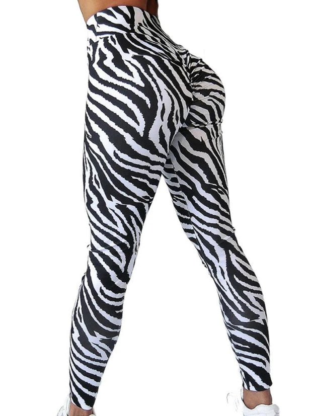 Leopard Printed Leggins Push Up Jogging High Waist Sexy Leggings Women Fitness Pencil Pants Workout Trousers Gym Clothing - Deck Em Up