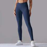 Scrunch Butt Gym Leggings Women Clothing V Cross High Waist Yoga Pants Seamless Sports Leggings Femme Push Up Yoga Leggings - Deck Em Up