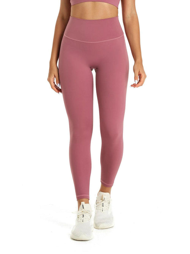 Nepoagym 25 Inch Rhythm Classic Women Workout Leggings No Front Seam Buttery Soft Yoga Pants Curved Contour Seam Fitness Legging - Deck Em Up