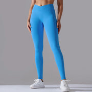 Scrunch Butt Gym Leggings Women Clothing V Cross High Waist Yoga Pants Seamless Sports Leggings Femme Push Up Yoga Leggings - Deck Em Up