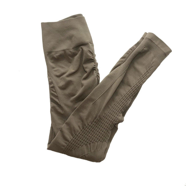 New Amplify Contour Leggings for Women Seamless Scrunch Legging High Wait Yoga Pants Stretchy Gym Tights Workout Sports Leggings - Deck Em Up