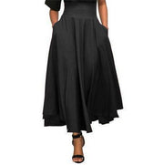 Multi-Color Big Hem Skirt Versatile - Deck Em Up