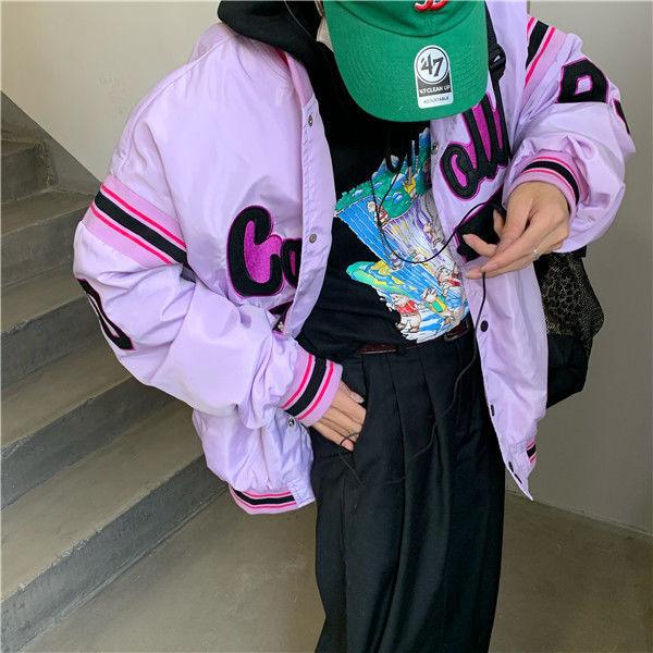 Vintage Harajuku Jacket Hip Hop Loose Jacket Women - Deck Em Up