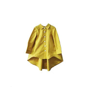 Girls' Big Kids Loose Fashionable Tops Korean Style Shirts Big Kids' Swallowtails - Deck Em Up