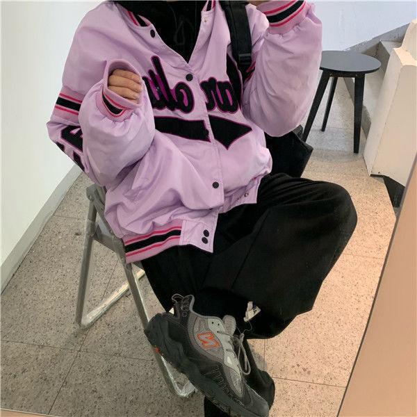 Vintage Harajuku Jacket Hip Hop Loose Jacket Women - Deck Em Up
